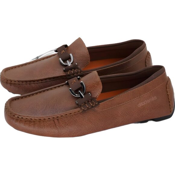 Akademiks Dover Driving Loafers Tan Slip-On Men's US 7M - Picture 2 of 6